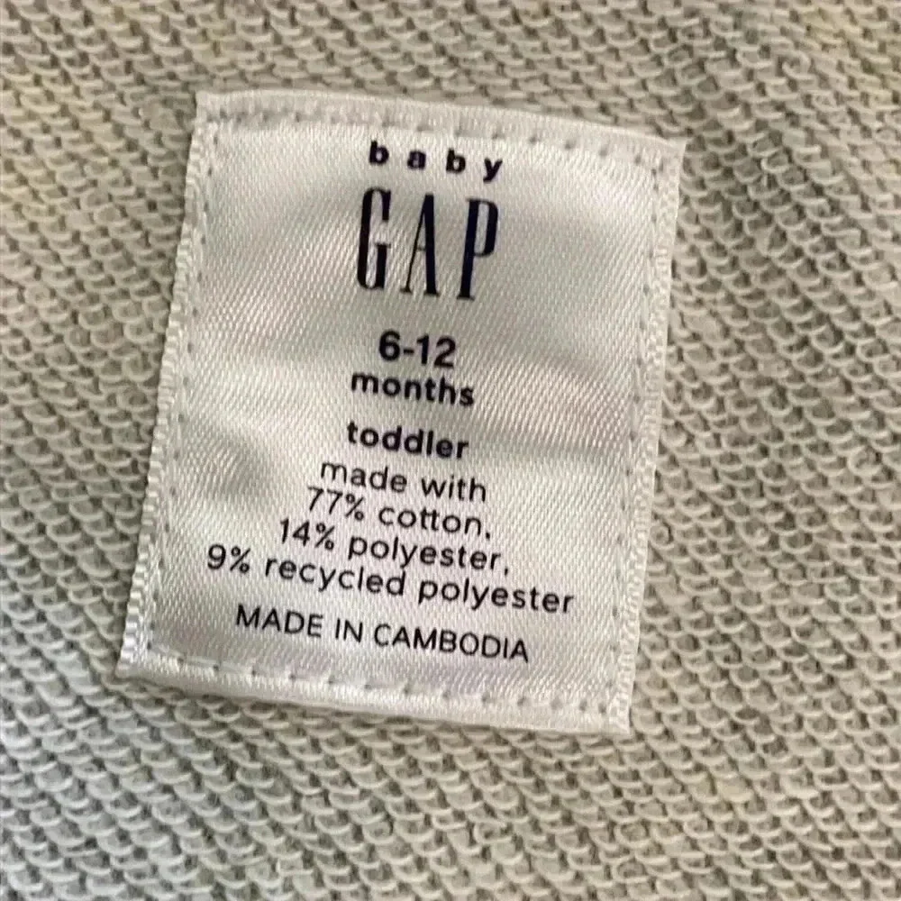 Gap baby sweatshirt